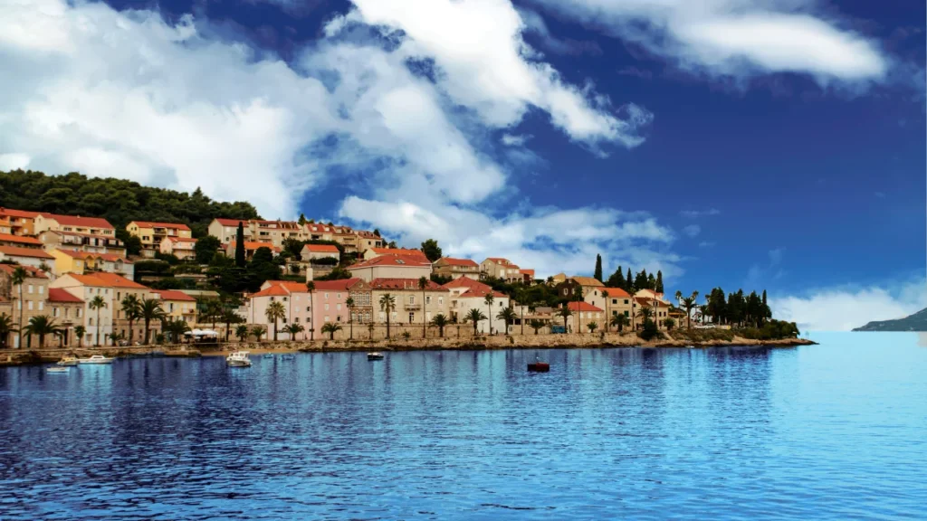 Adriatic-sea-in-Korcula-Croatia
