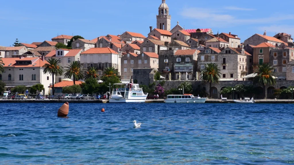 Buildings-on-the-Korcula-Island-in-Croatia