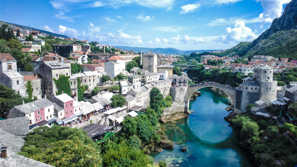 Historic-Old-Bridge-in-Mostar-Bosnia