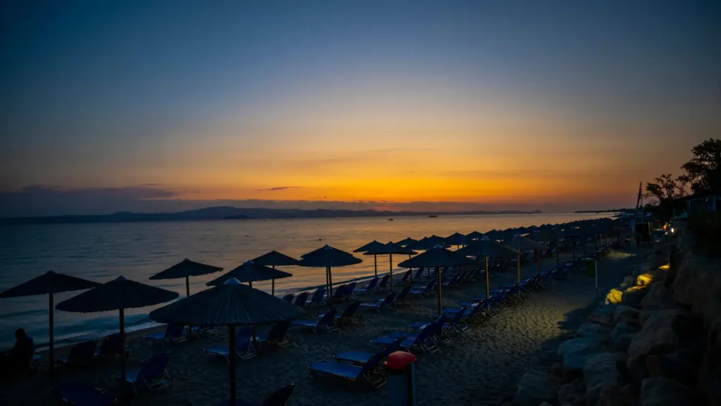 Sunset in Kassandra peninsula, Greece