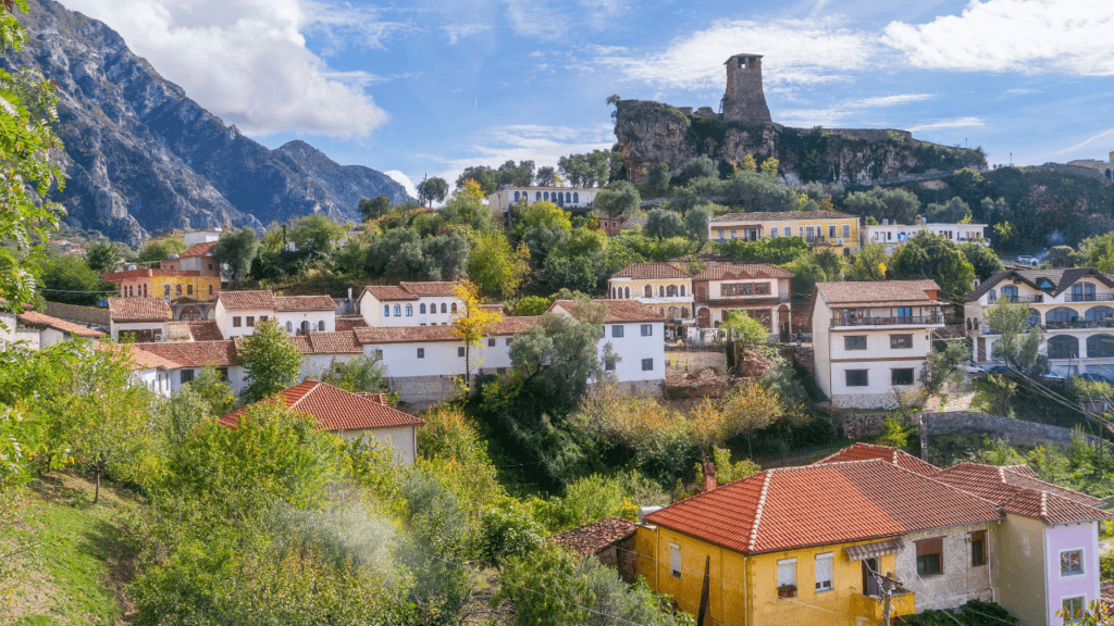 The-Town-of-Kruje-in-Albania